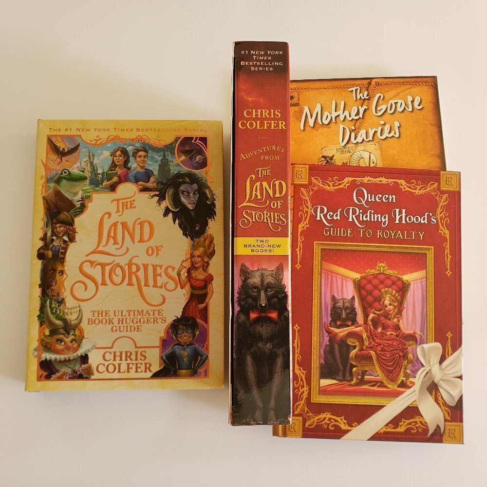 (set of 3) The Land of Stories Hardbound Kids Books)